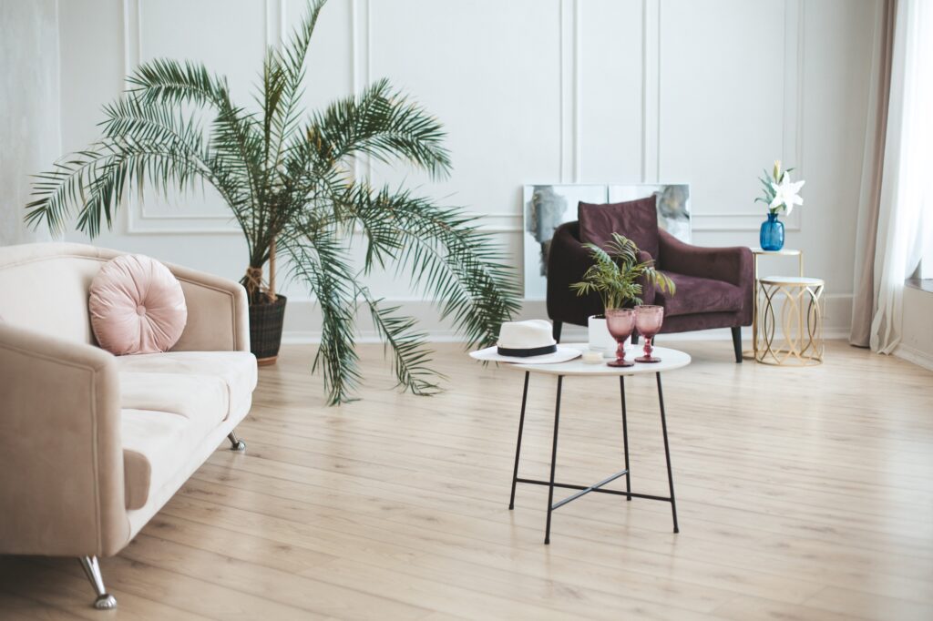 Modern flat indoor design interior