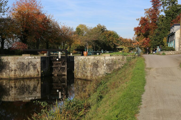 L'écluse du Gacet sur le canal d'Ille-et-Rance, Betton