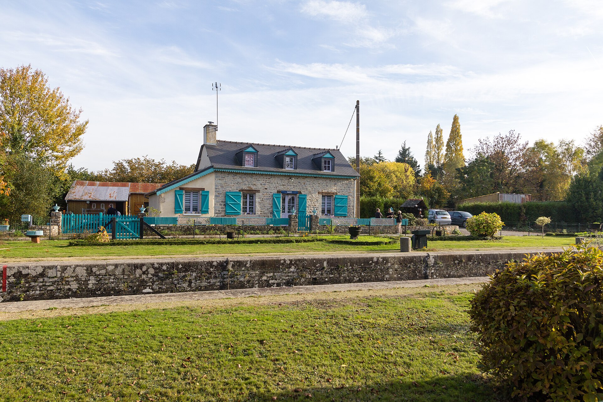 La maison éclusière de l'écluse du Gacet, Betton