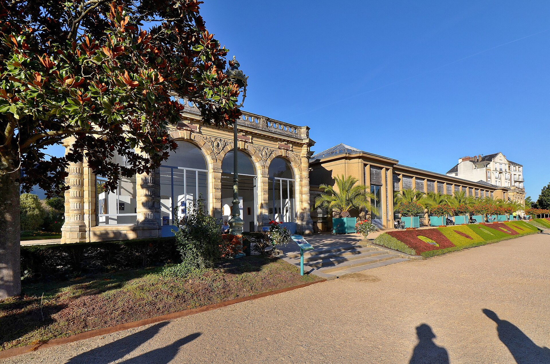 L'orangerie et les jardins à la française du parc du Thabor, Rennes
